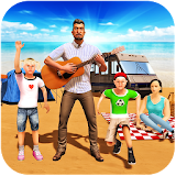 Virtual Happy Family: Holiday Camping icon