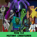 Cover Image of Télécharger Mod mutant creatures v2 for mcpe new add on 2021 1.0.11 APK