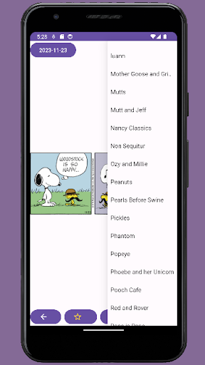 Android application Newspaper Comic Viewer screenshort