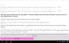 screenshot of Fonts Message Maker