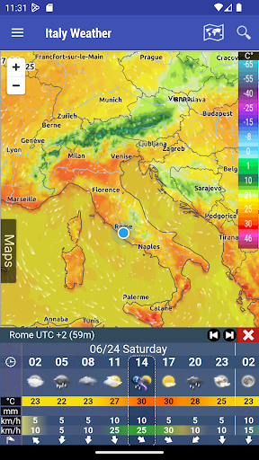 Italy Weather Screen 3