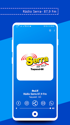 Android application Rádio Serra 87,9 Fm screenshort