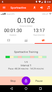 Sportractive GPS Running Cycling Distance Tracker 3