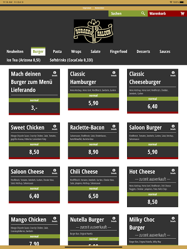 Burger Saloon Remscheid Screen 2