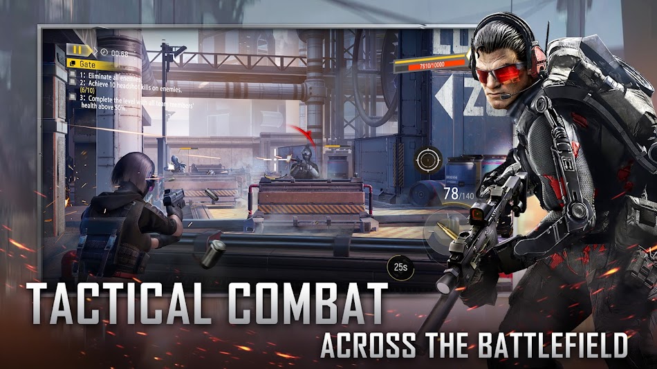 #1. Future Warfare: Mercenaries (Android) By: Capetown Games