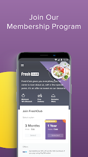 FreshMenu - Food Ordering App Screenshot