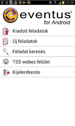 Android application WFMS Eventus screenshort