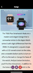 T500 Plus Smart Watch guide