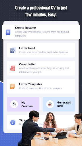 MyCV: Resume Builder Screen 3