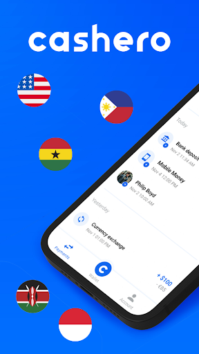 Android application Cashero your digital cash hero screenshort