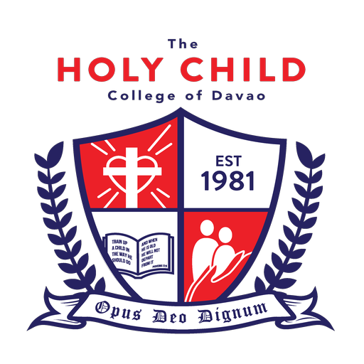 Holy Child College of Davao logo