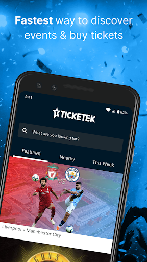 Android application Ticketek SG screenshort