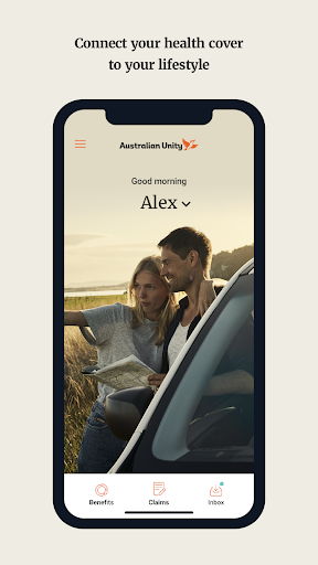 Android application Australian Unity Health screenshort