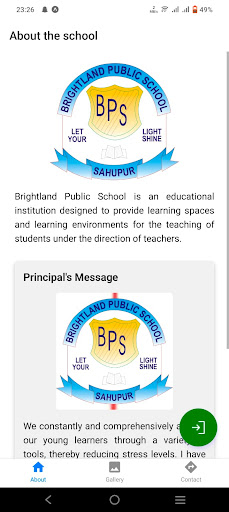 Brightland Public School Screen 2