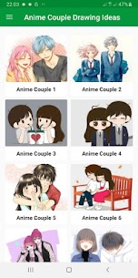 Cute Anime Couple Drawing Idea Complete APK Download 1