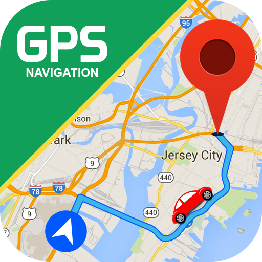 GPS Navigation: Road Map Route 3.4.6 Icon