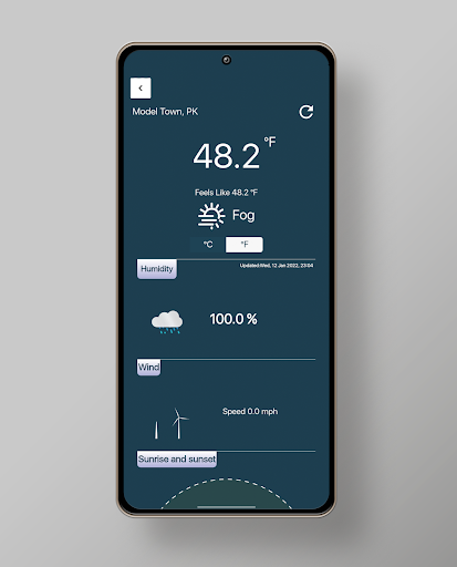 Indoor Room Temperature Meter screenshot