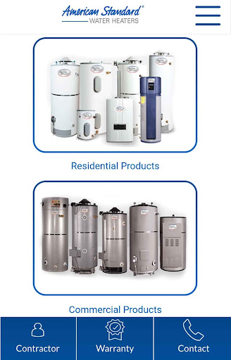 American Standard Water Heater Screen 2