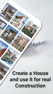 3D plan de diseño de la casa