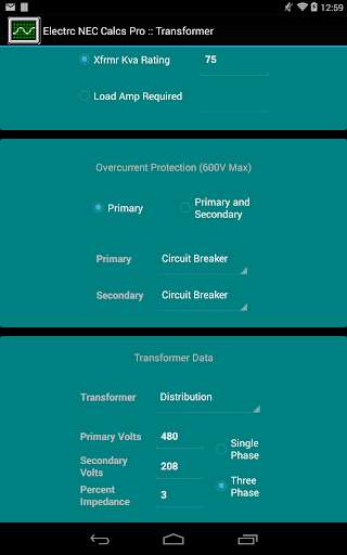 Electrc NEC Calcs Pro