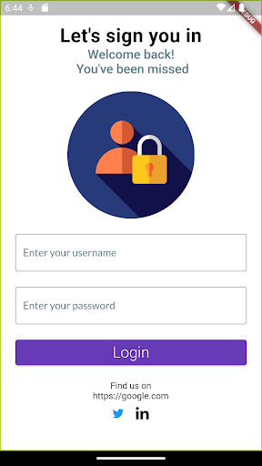 Android application Chat Hub screenshort