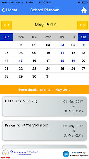 Android application AES App School screenshort