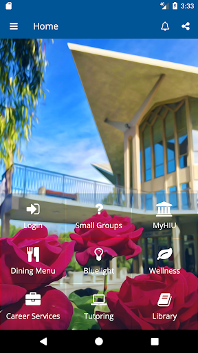 Android application Hope International University screenshort