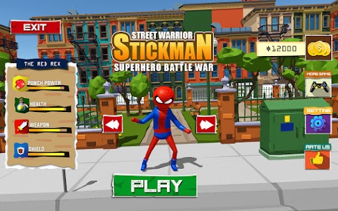 Stickman War City Fighter Gang MOD APK (DUMB ENEMY) Download 2
