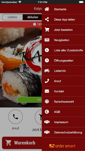 Kaiyo Sushi Screen 3
