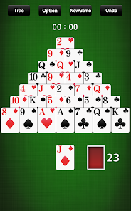 Pyramid Solitaire[card game]  screenshots 1