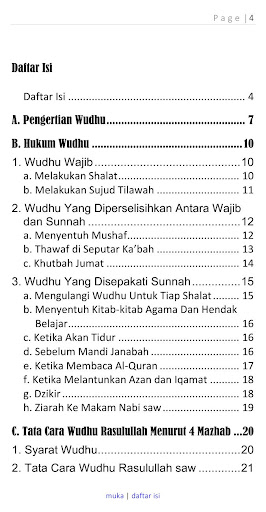 Wudhu Rasulullah 4 Mazhab Screen 2