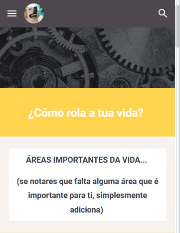 Android application Coach Kalm Português screenshort