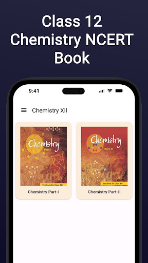 Android application Class 12 Chemistry NCERT Book screenshort