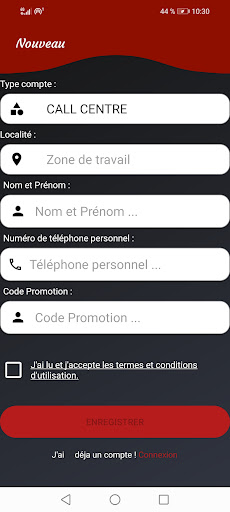 Android application SED POS screenshort