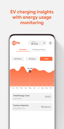 CITA Smart EV Connect App Screen 2