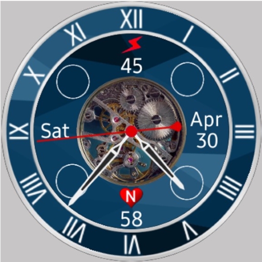 Android application Classic Analog Timepiece screenshort
