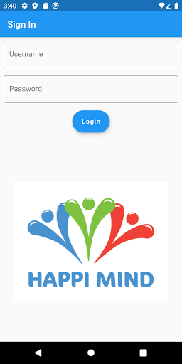 Android application Happi Mind screenshort