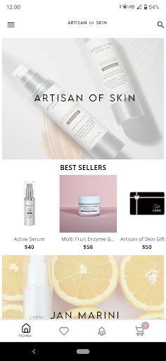 Android application Artisan of Skin screenshort