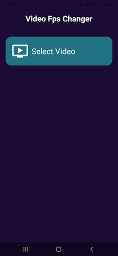 Android application Video fps & Frame Changer screenshort