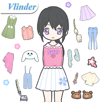 Vlinder Girl: 着せ替え ゲームキャラメーカー