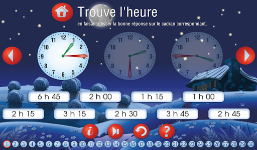 Apprends à lire lheure Screen 2