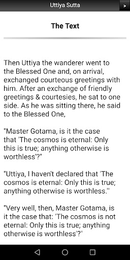 Uttiya Sutta - Buddhism Screen 2