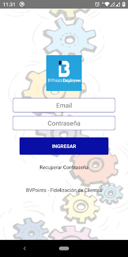 Android application Empleados BVPoints screenshort