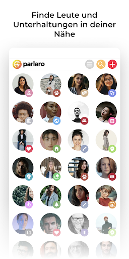 Android application Parlaro screenshort
