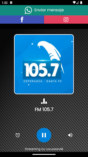 FM 105.7 Screen 2
