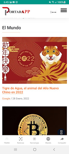 Android application Portadapp.com screenshort