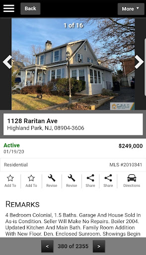 Android application All Jersey MLS Mobile App screenshort