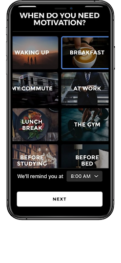 Motivational Thoughts Screen 3