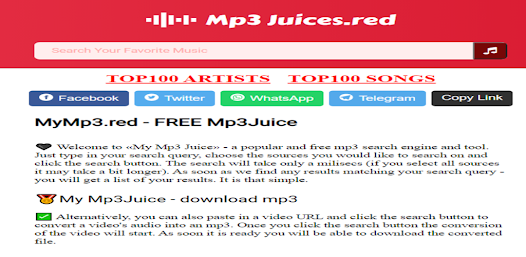 Mp3 Juices Red - Apps on Google Play