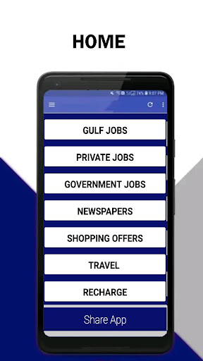 Android application All Jobs for Indias - Gevornma screenshort